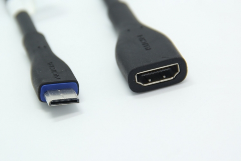 原装诺基亚 NOKIA 迷你HDMI转标准HDMI转接头 显卡平板DV转接电视显示器 CA-156