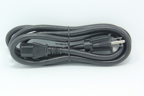 原装台湾进口益胜I-SHENG 超粗 3*14awg 2.08方 美规插头品字口电脑主机显示器电源线