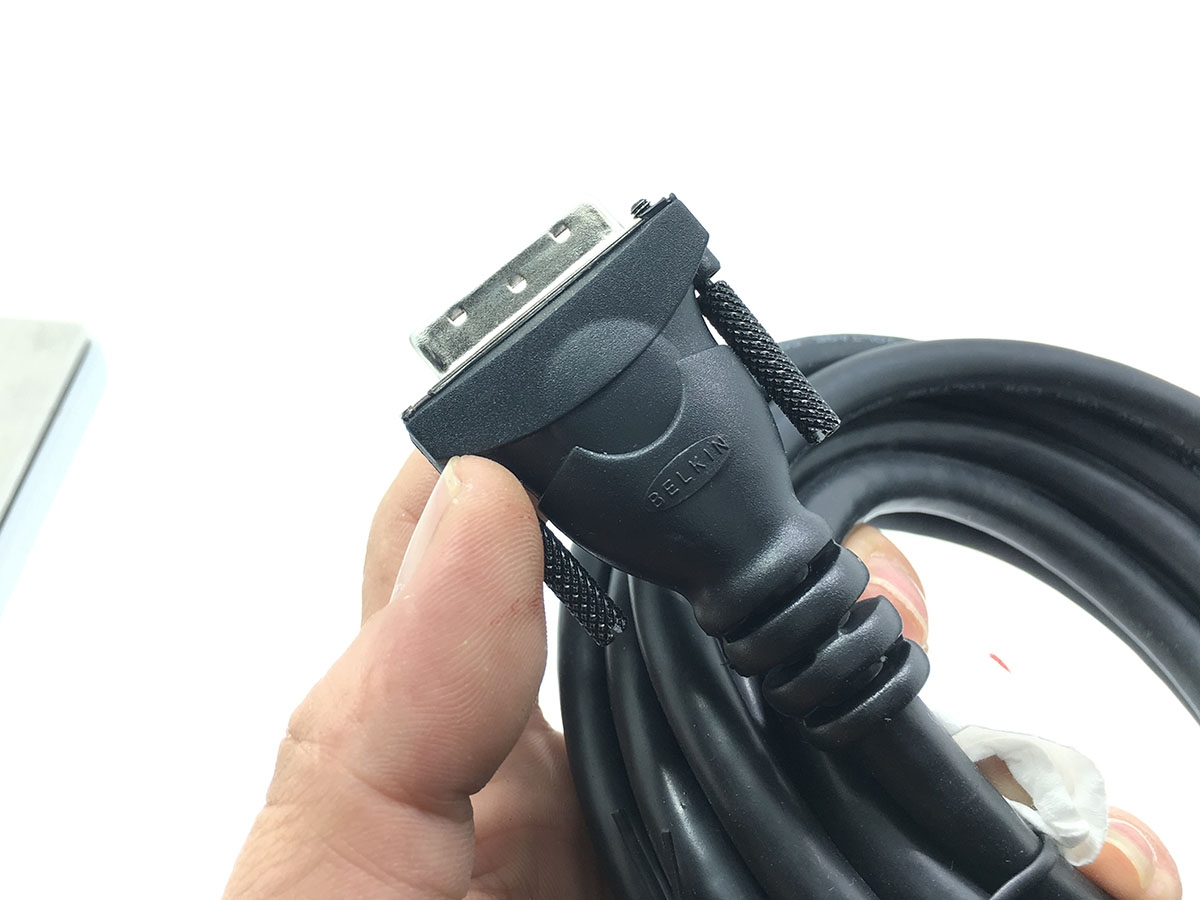 原装美国贝尔金 F2E4141b10-DD  BELKIN DVI-D公对公双通道电脑显示器连接信号线高清2K双链路线 Dual Link DVI