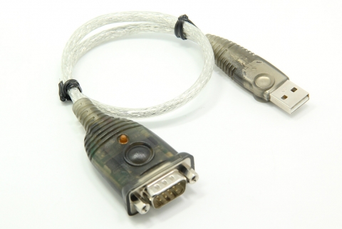 尾货接口生锈 日本进口 corega cg-usbrs232r usb转串口线com口DB9九针串口线