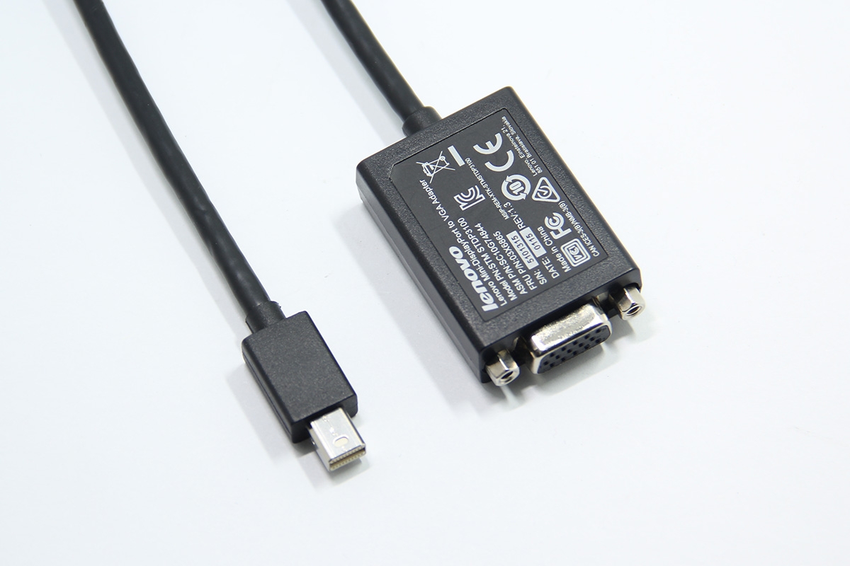 原装联想ThinkPad通用转接线 X1 迷你DP转VGA miniDP to VGA stdp3100