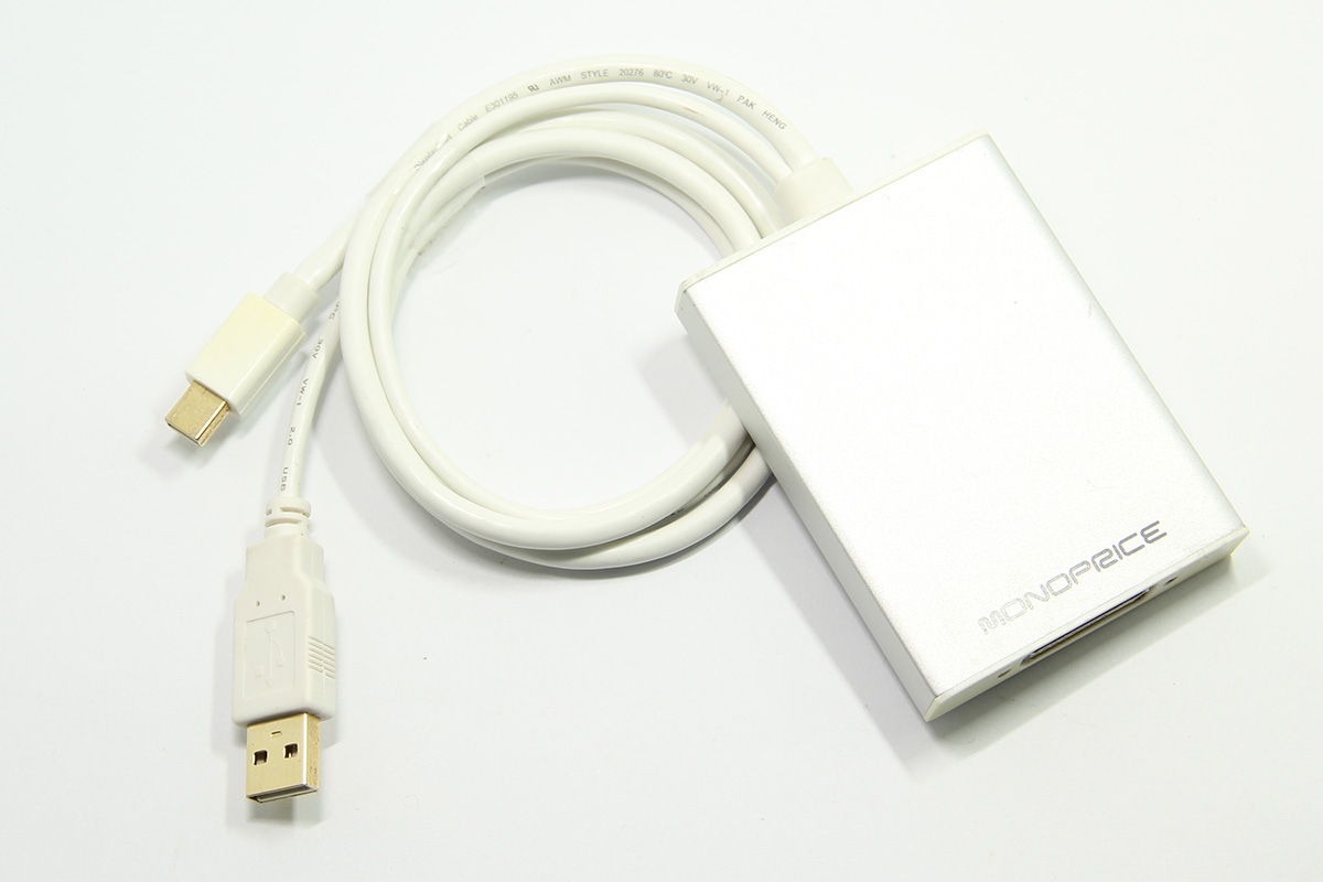 售完存档：美国进口Monoprice Dual link DVI双通道主动式双链路2k迷你dp转dvi雷电接高端DVI老款显示器