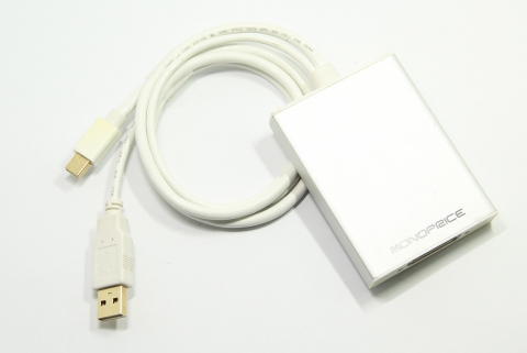 售完存档：美国进口Monoprice Dual link DVI双通道主动式双链路2k迷你dp转dvi雷电接高端DVI老款显示器