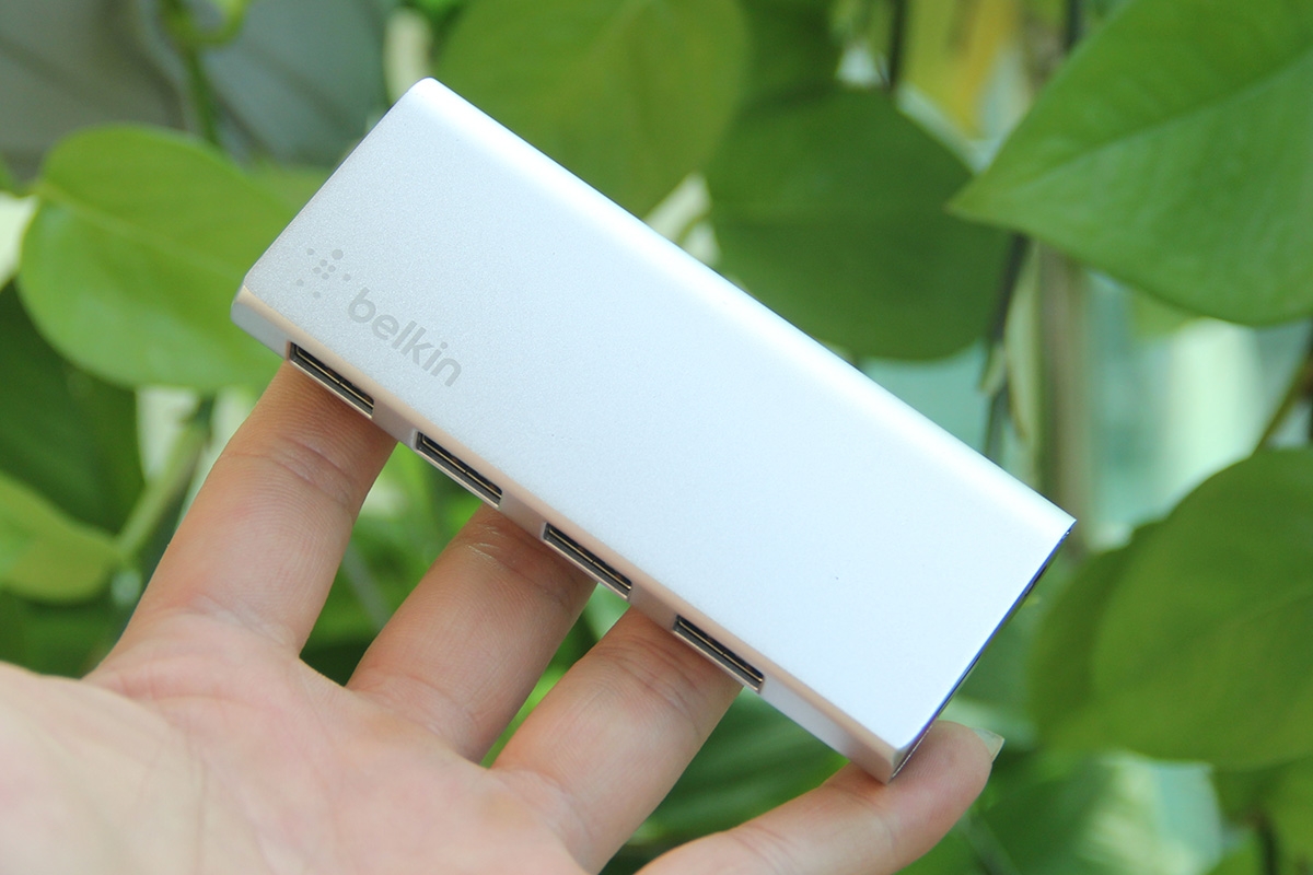 售完：原装美国进口贝尔金belkin 纯铝壳USB3.0 HUB 一拖四 4口集线器usb口多接F4U073