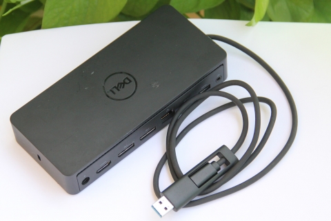 DELL D6000 TYPE-C USB-C及USB3.0 雷电3双连接扩展坞站 三台4K屏