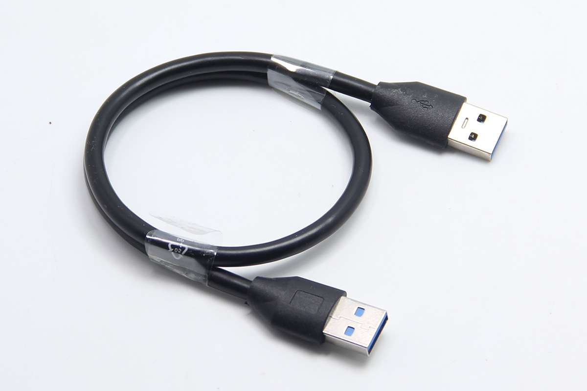 USB3.0 A-A 公对公刷机数据线40厘米纯铜屏蔽线 移动硬盘数据线 笔记本电脑散热器供电线