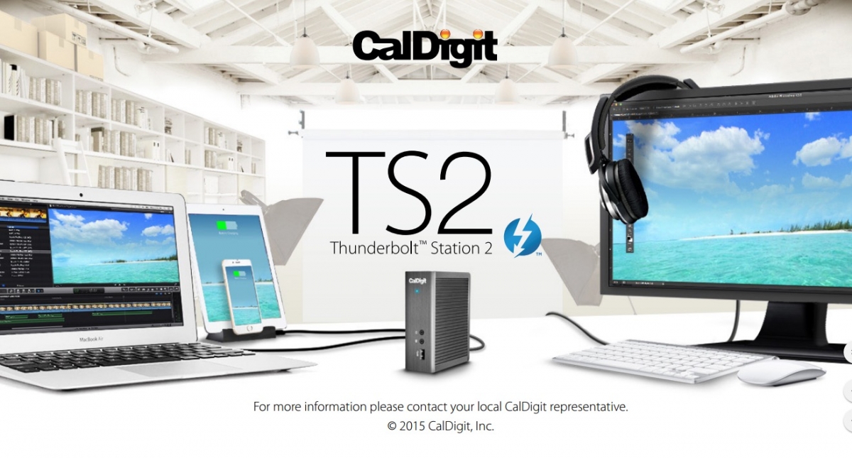 售完：原装美国Station雷电扩展坞 thunderbolt2雷电2扩展坞dock mac外扩接口CalDigit Thunderbolt™