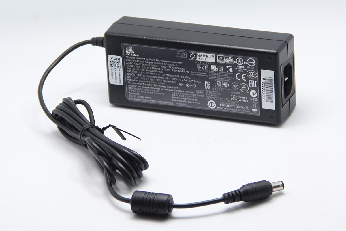 售完：原装Zebra 斑马GT800 820 GX430T EZ1105打印机电源适配器24V2.5A FSP060-RPAC