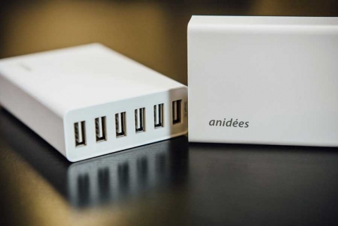 售完：原装美国anidees 4口 6口USB充电器50W 快速充电兼容 三星苹果等5V 10A desktop charger