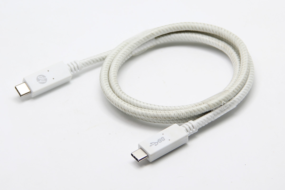 原装惠普编织网双头Type-C 3.1GEN2 EMARK芯片数据线4K 10G PD60W