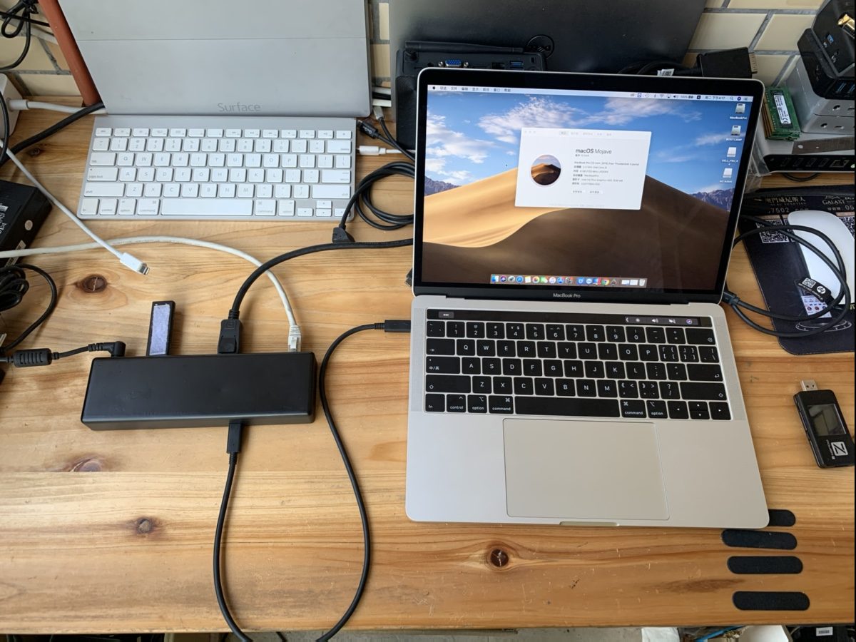 售完：TDX-120B 雷电3  thunderbolt3 dock 87瓦扩展坞 苹果win通用dock