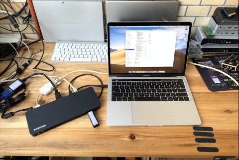 东芝扩展坞yoshiba 40G thunderbolt 3 dock 45瓦pd协议快充 外接多屏