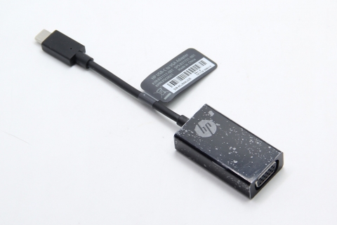 HP USB-C to VGA Adapter  N9K76AA 原装HP USB-C转VGA type-c雷电3转VGA手机笔记本外接投影仪显示器