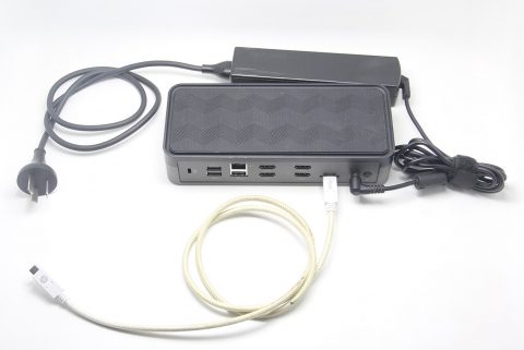 泰格斯 displaylink协议 targus DOCK520 外接4屏HDMI扩展坞适用于Macwin系统等千兆网卡多个USB3.0