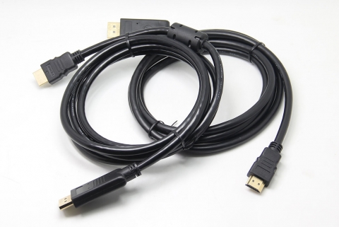 标准DP转标准HDMI视频信号线显示器电脑连接线4k 30hz 2k 60hz