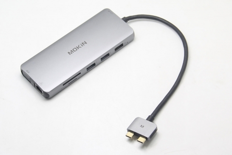 便携式12合1扩展坞外接双显示器支持Mac笔记本电脑千兆网卡SD卡槽USB3.0