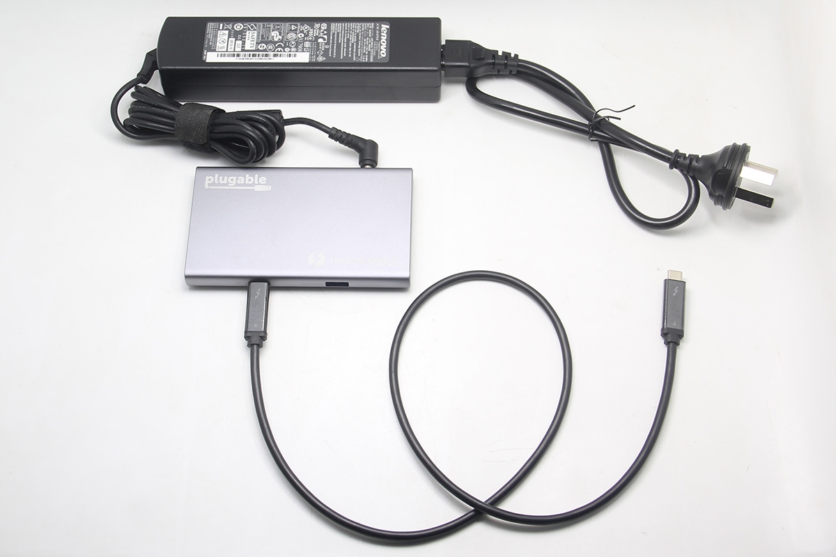 售完：plugable USB4-HUB3A dock 1个雷电4扩3个雷电4 60瓦PD供电 USB3.2扩展