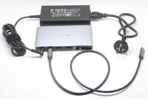 原装Monoprice IIIP雷电3扩展坞双DP1.4 4k 60hz 10G数据传输SD卡千兆网
