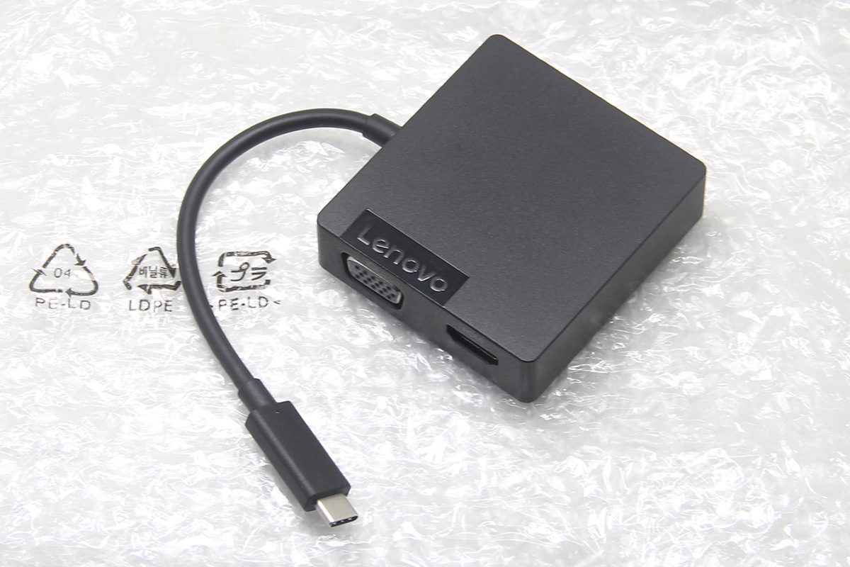售完：原装联想便携式扩展器转换器USB-C Traver Hub 03X7417 千兆网卡
