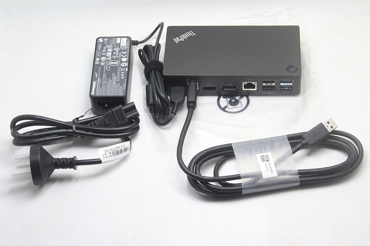 售完：ThinkPad办公多接口扩展坞40A8安卓/Mac/Win通用会议炒股双屏 DP HDMI