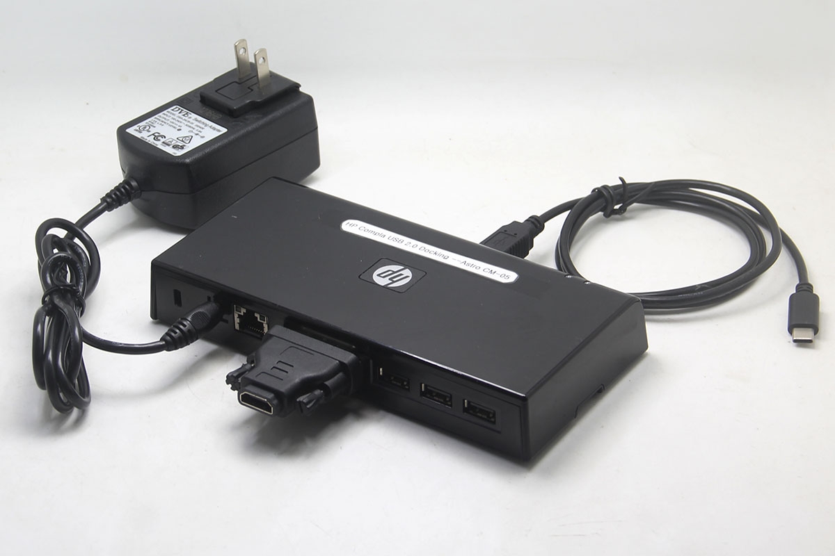 原装惠普USB2.0 对接站 扩展坞displaylink 安卓手机外接大屏 Mac外接多屏