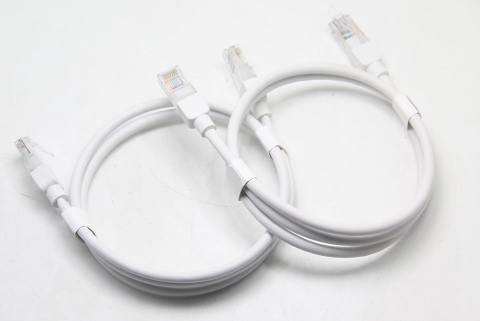 富士康出品超柔软白色千兆RJ45网线成品机制线高速宽带路由器交换机连接线